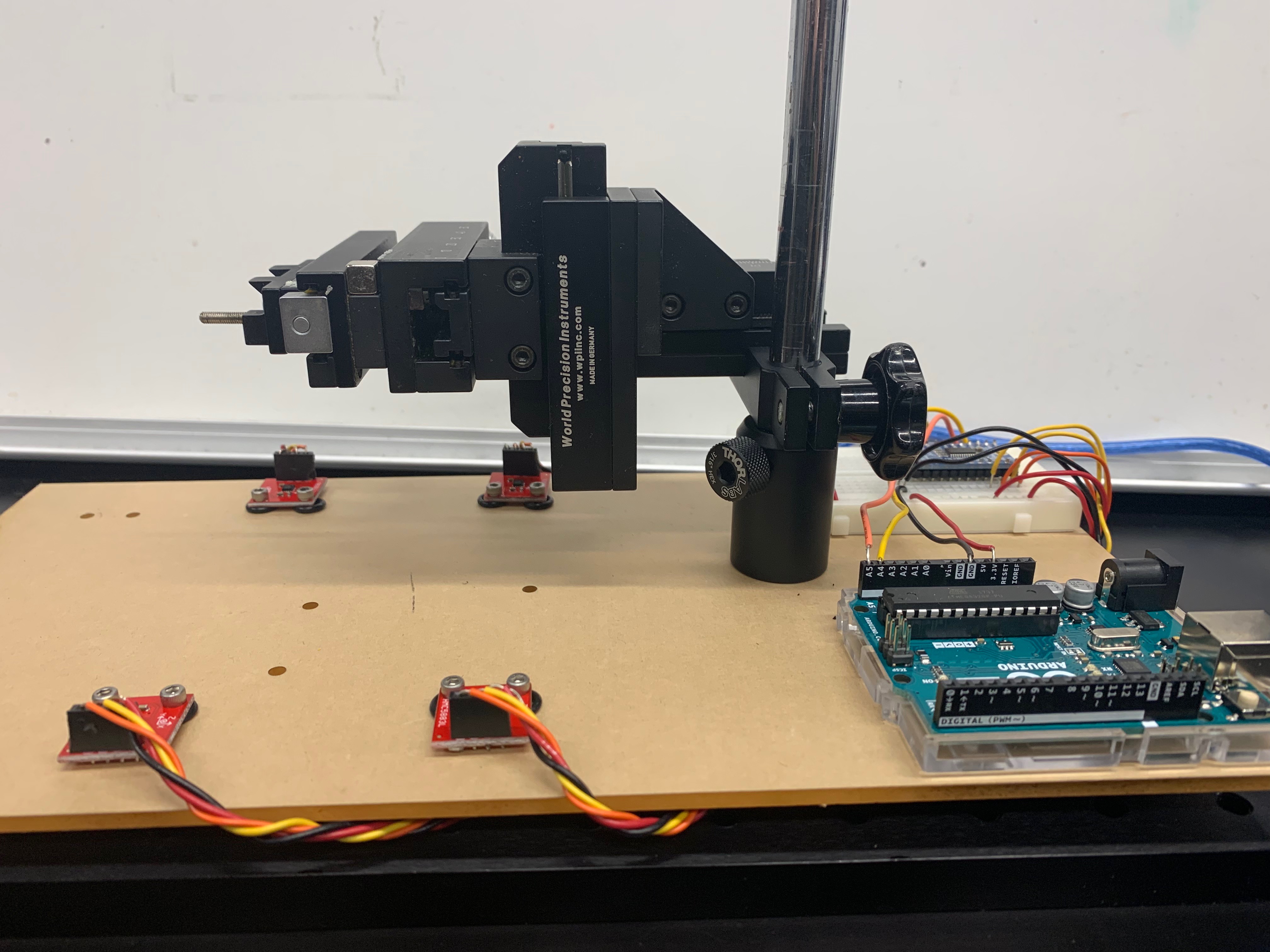 Magnetometer array control setup