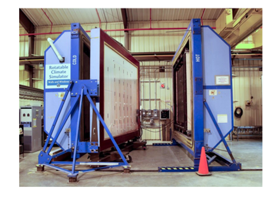 Laboratory hot box testing rig